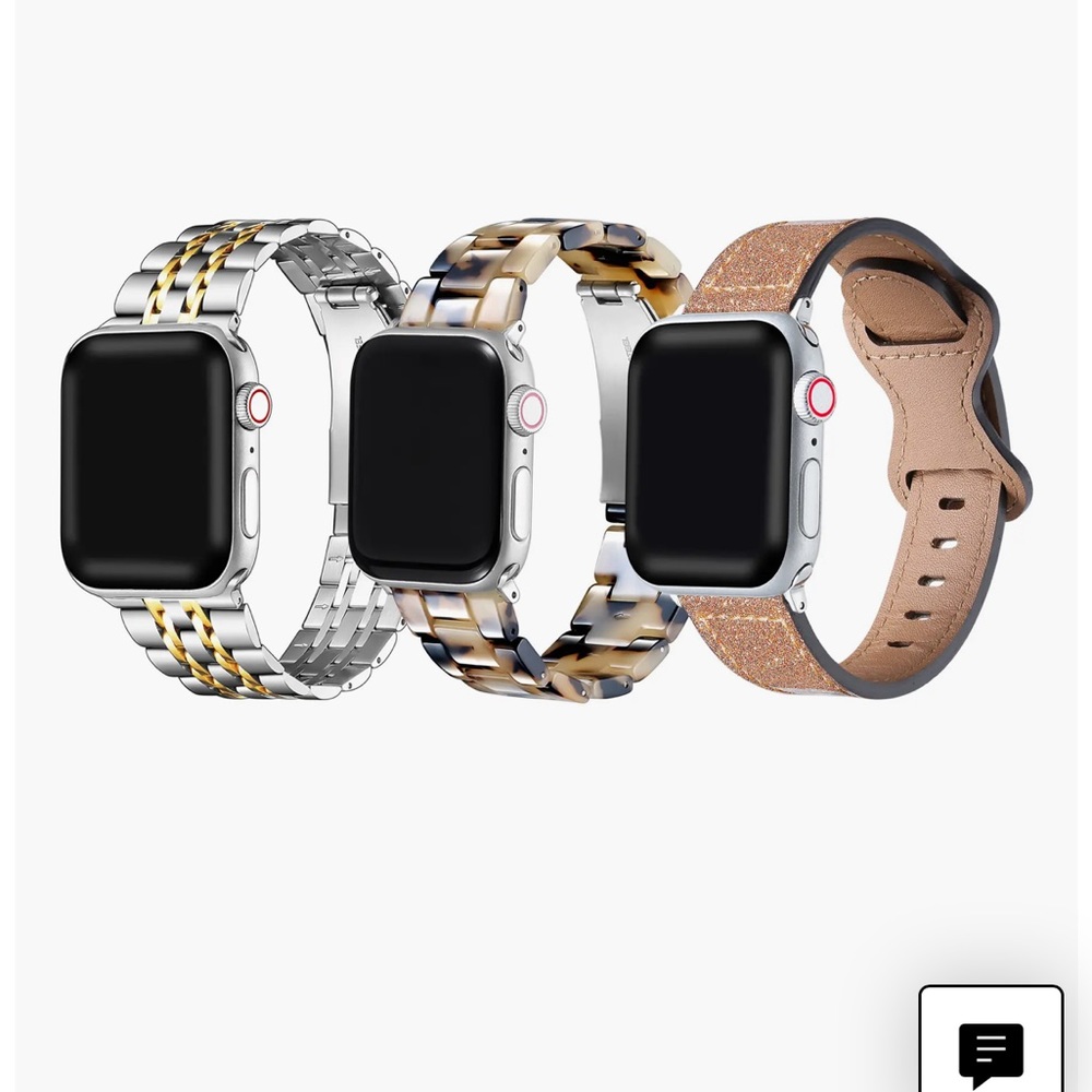Posh tech set of three Apple Watch 42-45 watch bands new